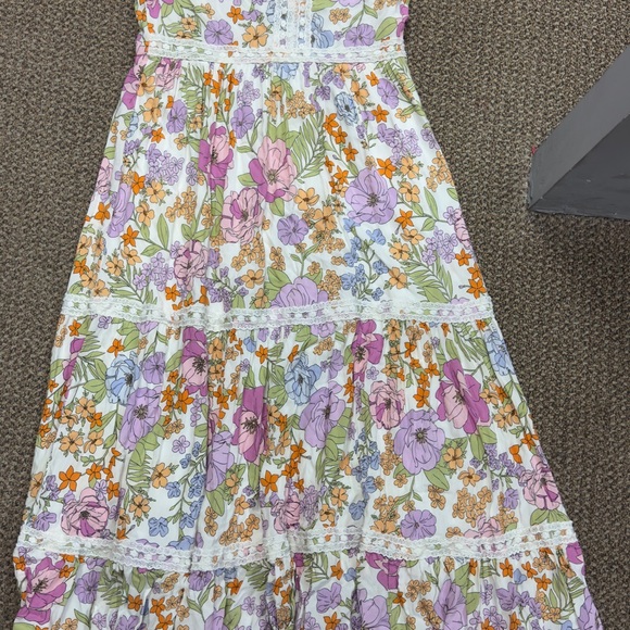 Baevely by Wellmade‎ Field Of Wildflowers Maxi Dress Sz M - Picture 13 of 16
